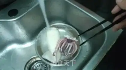 Make Soy squid drums step 2