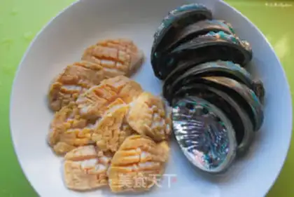 Make Garlic abalone step 2