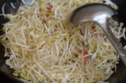 Make Jealousy bean sprouts step 4