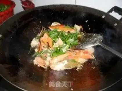 Make Crab onions step 9