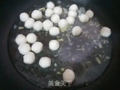 Make Curry fishballs step 4