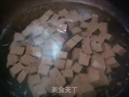 Make Spicy duck blood step 2