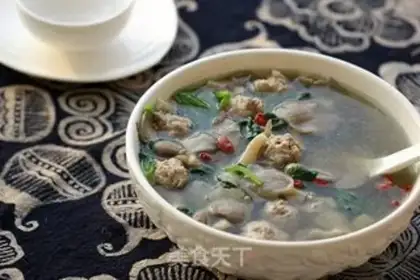Make Spinach mushroom ostrich soup step 9