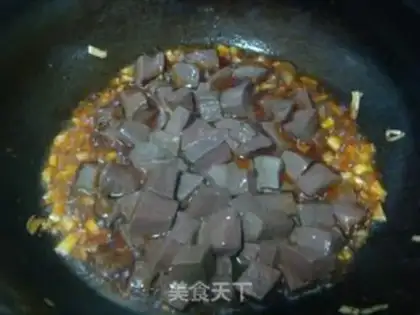 Make Spicy duck blood step 6