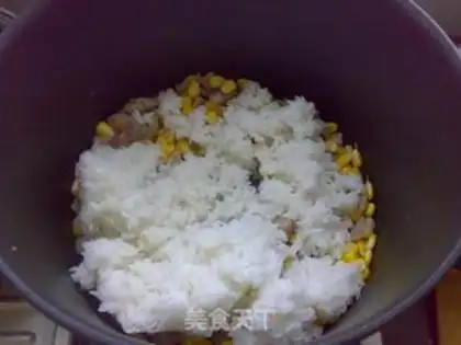 Make Peach chicken rice step 4