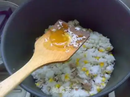 Make Peach chicken rice step 5
