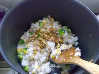Make Peach chicken rice step 9