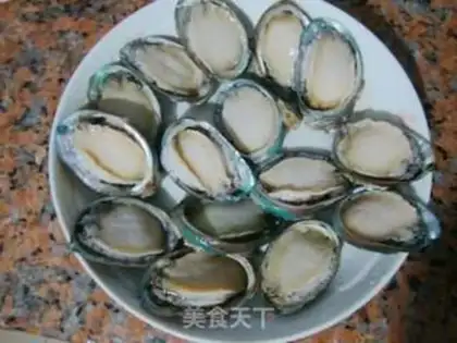 Make Garlic abalone step 1
