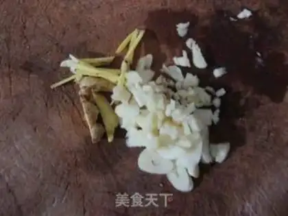Make Garlic abalone step 2