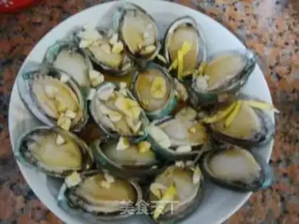 Make Garlic abalone step 4