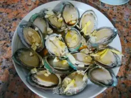 Make Garlic abalone step 5