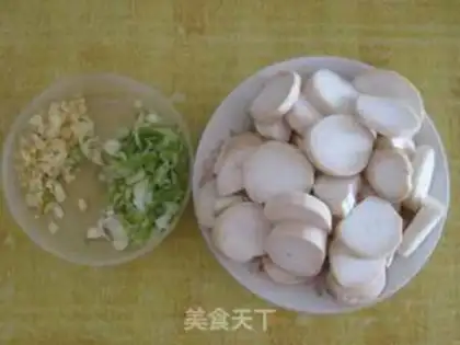 Make Red apricot mushroom step 1