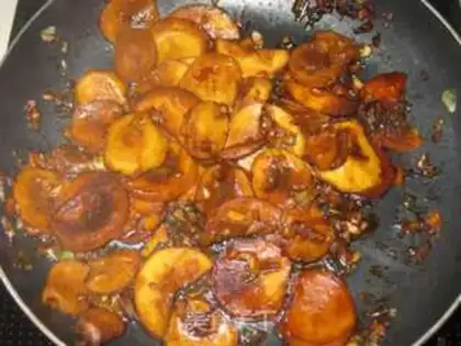 Make Red apricot mushroom step 8