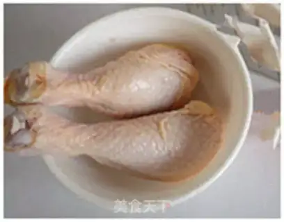 Make Salted egg, chicken leg roll step 0