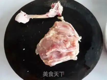 Make Salted egg, chicken leg roll step 1