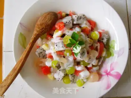 Make Yogurt fruit salad step 7