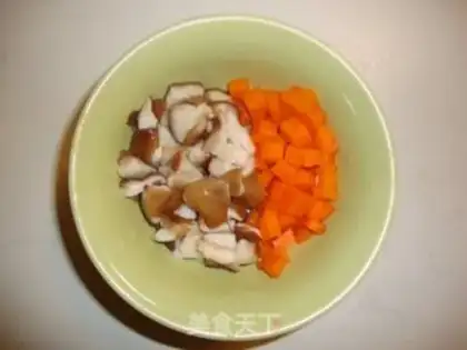 Make Mushroom beef congee step 1