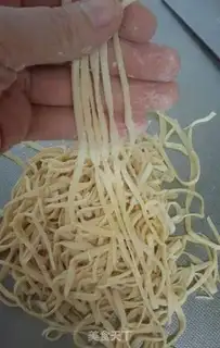 Make Handmade egg noodles step 10