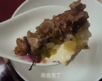 Make Squeeze meat and tofu step 5