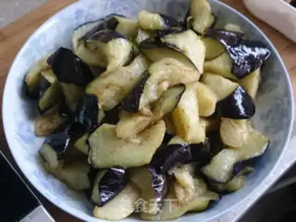 Make Red eggplant step 1