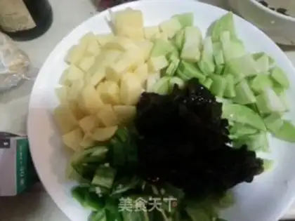 Make Beef bubbles step 1