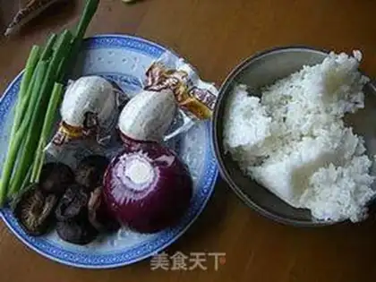 Make Gold egg fried rice step 0