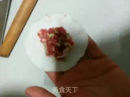 Make Crystal beef dumplings step 8