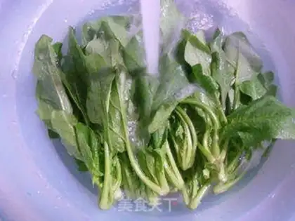 Make Pingo spinach step 1