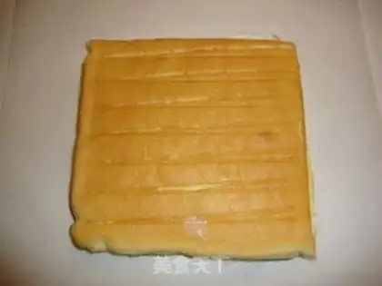 Make Tiger cake roll step 26