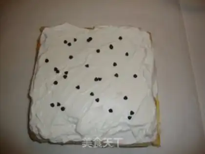 Make Tiger cake roll step 27