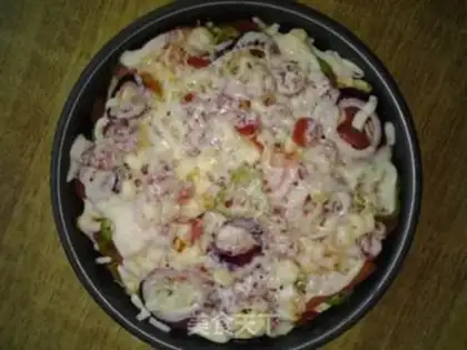 Make Microwave pizza step 11