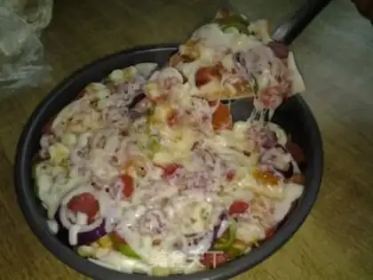 Make Microwave pizza step 12