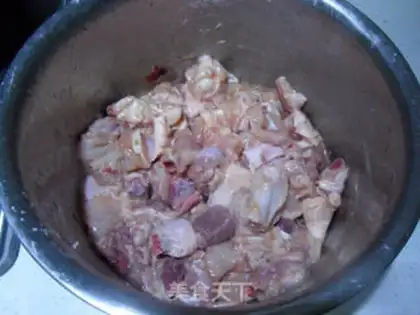 Make Spicy chicken step 1