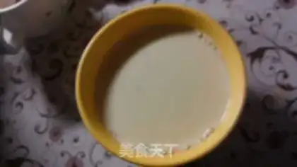 Make Oatmeal milk and eggs step 3