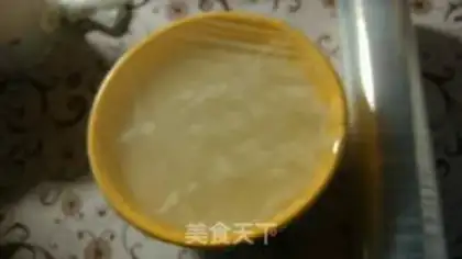 Make Oatmeal milk and eggs step 4