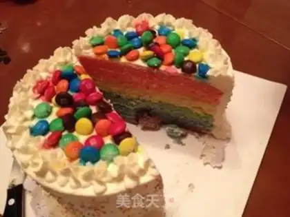 Make Rainbow cake step 13