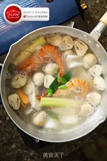 Make Seafood winter shade step 2