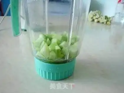 Make Sesame cucumber juice step 2