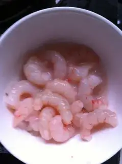 Make Celery and shrimp step 1