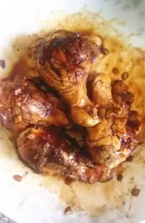 Make Onion fried chicken legs step 1