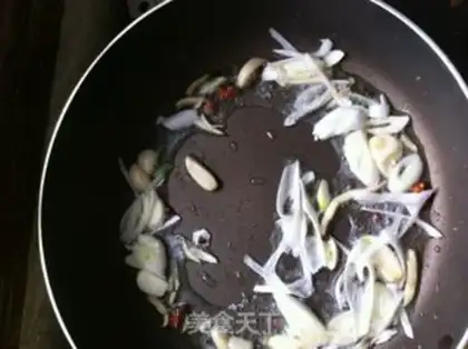 Make Celery and shrimp step 5