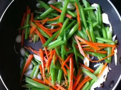Make Celery and shrimp step 6