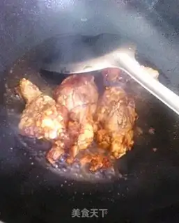 Make Onion fried chicken legs step 3
