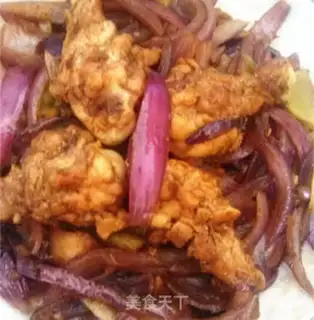 Make Onion fried chicken legs step 9