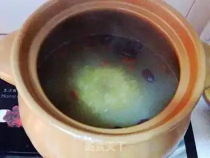 Make Little Milicon Point congee step 6