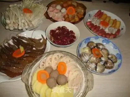 Make Vegetable seafood pan step 13