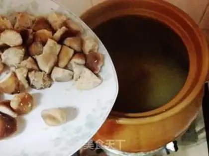 Make Little Milicon Point congee step 7