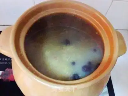 Make Little Milicon Point congee step 9
