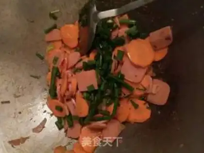 Make Carrot and ham step 5