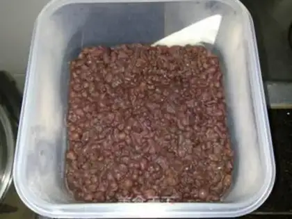 Make Red bean rice step 0
